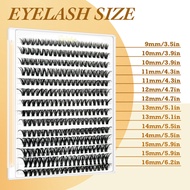 280Pcs DIY Eyelash Extension Kit - D Curl Cluster, 9-16Mm Single Eyelash Extensions