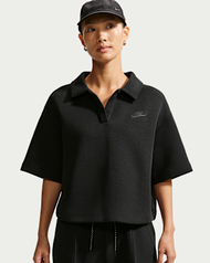 Nike Sportswear Tech Fleece เสื้อโปโลทรงโอเวอร์ไซส์ผู้หญิง