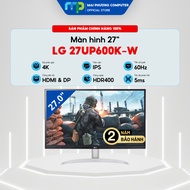 LG 27UP600K-W.ATV Monitor - 27inch - IPS - 60HZ - 5ms - DisplayHDR 400 -