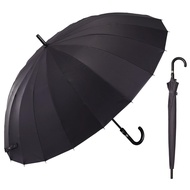 Waterfront Umbrella LESS IS MORE Series "Toyama Thunder 20 Ribs" Black 70cm withstanding harsh Toyam