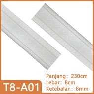 list wallpaper dinding 3d murah lis plafon tempel sudut atas atap rumah wall moulding tembok COD 10 meter 2.3m*8cm*8mm