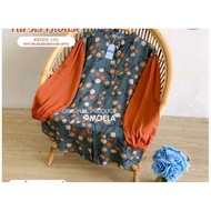 KEMEJA OVERSIZED TSHIRT BLOUSE TOP KOREAN STYLE RAYON VISCOSE OVERSIZED OVERSIZE MIX MOTIF