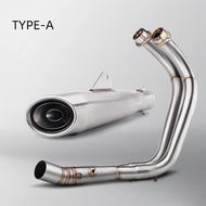 MT-07 FZ-07 Motorcycle Exhaust Full System Muffler Slip on Exhaust For MT07 FZ07 2014-2021 MT 07 TRA