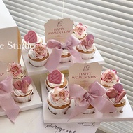 3.8 Goddess Festival Cupcake Decoration European Retro Queen's Day Happy Card Muffin Cup Baking Plug