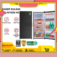 Sharp Kulkas 1 Pintu Polos Mewah SJ-N192N-HS Series Lemari Es Mewah Garansi Resmi 5 tahun Kapasitas 