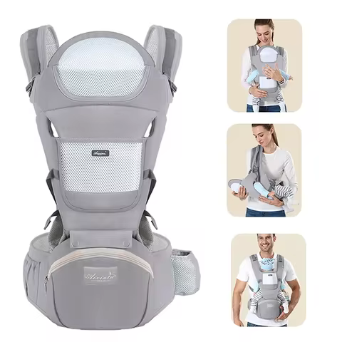 Ergonomic Baby Carrier Backpack Infant Baby Hipseat Carrier Front Facing Ergonomic Kangaroo Baby Wra