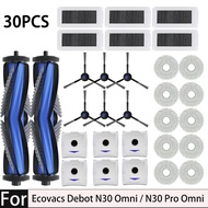 Compatible with for  Ecovacs Debot N30 Omni / N30 Pro Omni  Spare Part Accessory Main Brush Side Fil
