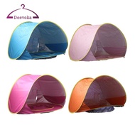 [deevoka] Beach Tent Shelter Easy Assemble Kids Play Tent for Birthday Indoor Outdoor