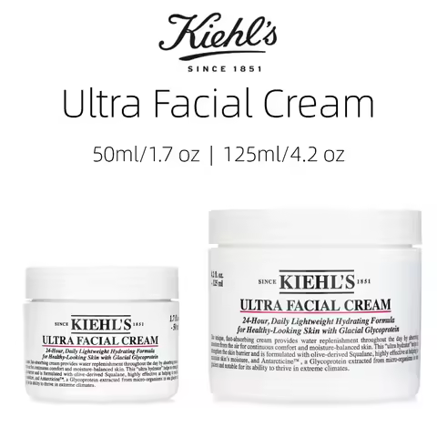 Kiehl's Ultra Facial Cream 50ml / 125 ml, Original Kiehls Skin Cares for Men/Women, Beauty Health Ca