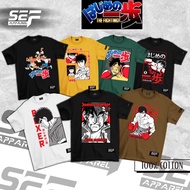 Sef Apparel Unisex T-Shirt Shirt Tees Hajime No Ippo Knock Out Anime