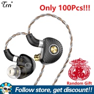 TRN TA3 Earphone Add Random Gift Noise Cancelling Sport Running Game Headsets 3.5mm/2.5mm/4.4mm Gold