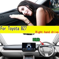 For Toyota BZ7 Electric Sedan Dashmat Anti-Slip Dash Mat Dashboard Cover Instrument Panel Pad