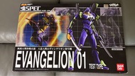 BANDAI 2007年 超合金魂SPEL XS-01 新世紀福音戰士 EVANGLION 01 TEST TYPE 初號機 EVA，全新未開封