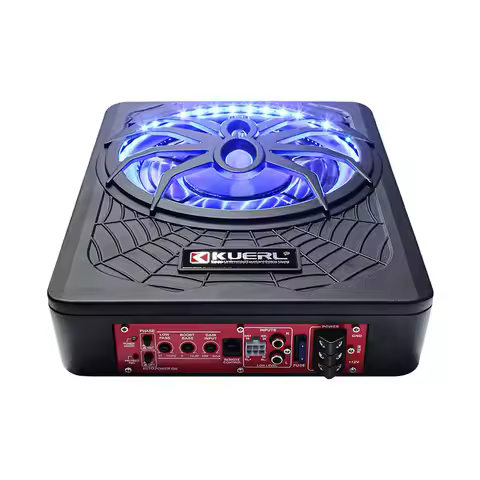 Ultra-thin Subwoofer 10Inch High-powerCar Audio Modified Subwoofer Spider Shape With Light Subwoofer