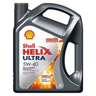 （pasaran Malaysia)SHELL HELIX ULTRA 5W40 Fully Synthetic Engine Oil 4L