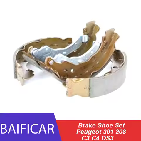 Baificar Brand New Genuine Rear Brake Shoe Set 1606631180 0986AB3807 For Peugeot 206 207 208 301 Cit