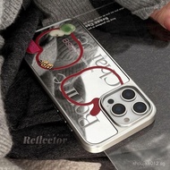 Electroplated Silver Edge Mirror Phone Case For Samsung M55 A54 A16 A35 A36 A53 A15 A25 A56 A55 M15 