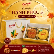 Givral Happy Mooncake 5 – Givral Mooncake Box of 2 Cakes 200gr (8B-9B)