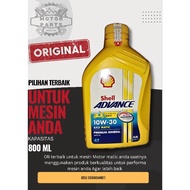 (COD) Shell advance AX-5 Matic Oil 0.8L 10W-30