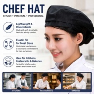 Kitchen Hat For Chef Restaurant Chef Hat Unisex Beret Cap Topi Chef Waiter Hat Topi Dapur Masak Topi
