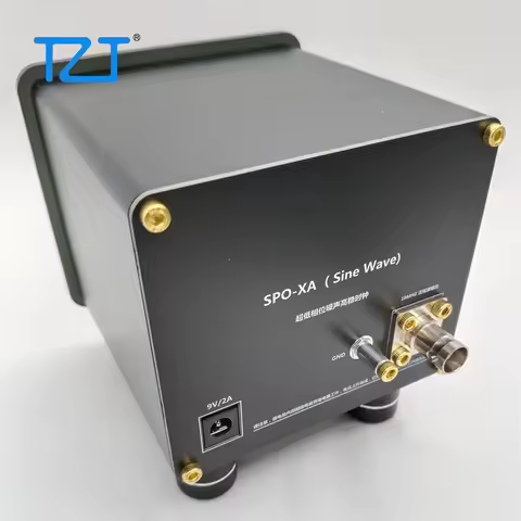 TZT SPO-XA Single Output Ultra-low Phase Noise Stable Sine Wave Clock 50ohms 9V/2A with BNC Connecto