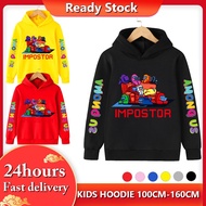 Games for Us New Kids Hoodie Among Us Boys Sweatshirt Games Hooded Boys Girls Cartoon Comfortable Lo