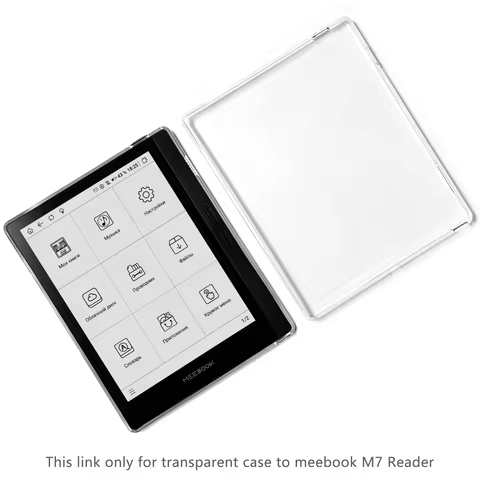 Ereader электронная книга Meebook m7 Ereader Transparent case only in 2pcs shipping