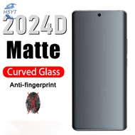 UV Matte Curved Tempered Glass For OPPO Reno 12 11 10 Pro 5G A1 8T 5G 9 Pro+ 6 5 4 3 Pro P2 Find X8 