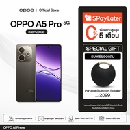 [New] OPPO A5 Pro 5G (8+256G) ดีไซน์สวย ทนทาน AI LinkBoost กันน้ำ/กันฝุ่น IP69 กล้อง 50 MP ชาร์จไว 4