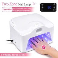 ForeverLily L9 UV LED Nail Lamp Professional Dual-Zone Gel Nail Dryer with Separate Thumb Zone and L