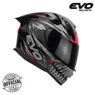 EVO GT-PRO Wraith Dual Visor Full Face Helmet with Free Clear Lens
