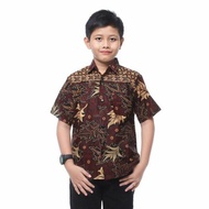 Kemeja batik anak laki-laki lengan panjang dan pendek usai 2 sampai 10 tahun Couple batik ayah dan a