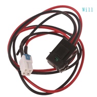 Will 4-pin 12AWG Power Supply Wire Cable for for Icom IC-7100 IC-7300 IC-7000 Alinco Power Supply Ca