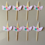 UNICORN CUPCAKE TOPPER UNICORN CUPCAKE TOPPER/ UNICORN CAKE DECORATIONS/