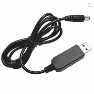 USB Boost Cable 5V to 9V Power USB Power Adapter Cable USB to DC Convert Cable DC 5.5*2.1 Power Port