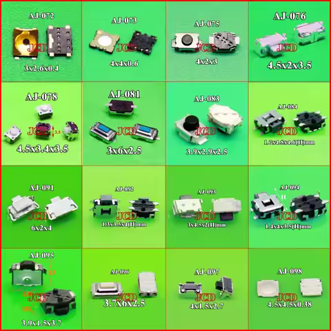cltgxdd 16models to choose 5pcs Tactile Button Micro Switch Button for Nokia/Moto/HTC/iPhone/MP3/4x4