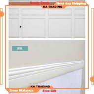 wainscoting foam roll with sticker DIY for wall decoration easy to stick water proof