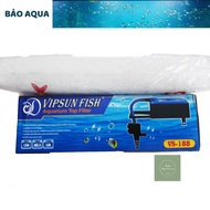 Aquarium Water Filter Pump VS-188, RS-188 & Filter Cotton - Vipsun Aquarium Water Filter Pump Set [V