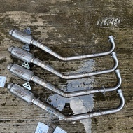 Racing EXHAUST RBT GTX Type JP1 TITAN JRT EXHAUST Supra X 125 Blade revo Jupiter Vega etc.