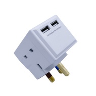 3-way Adaptor with USB Port _ SIRIM Approved