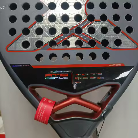 X-ONE-Carbon Fiber Paddle Raquete de tênis, núcleo redondo forma para iniciantes, raquete sem capa s
