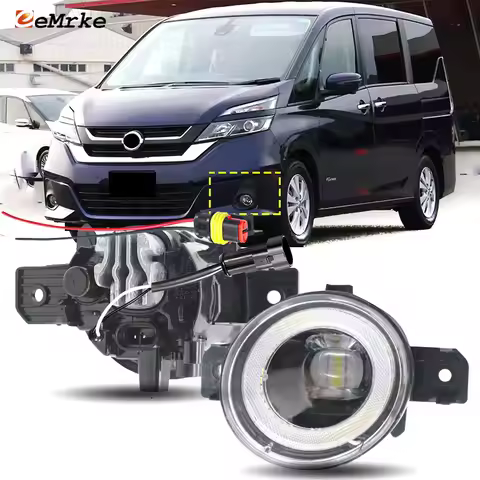 Ultra Bright LED Fog Lights 30W for Nissan Serena Suzuki Landy C27 2016 2017 2018 Plug and Play & Ca