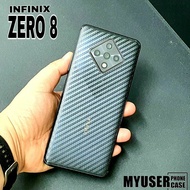 GARSKIN CARBON INFINIX ZERO 8 SKIN HANDPHONE ANTI GORES BELAKANG