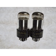 Tube 6SN7GTB Brand Sylvania Yellow Logo