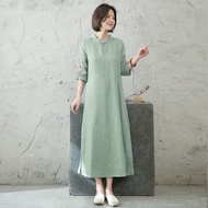 LUNAáo girl phố nữ  LUNAáo girl phố nữ  dép nữ xinh  váy nữ Văn nghệ dân tộc phong cách đầu nữ thêu 