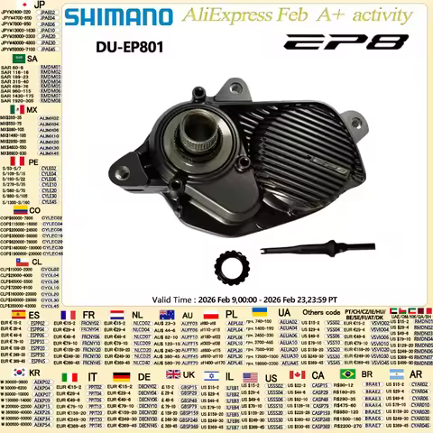 SHIMANO STEPS EP8 EP801 EP800 Mid-Ship Drive Unit US Class 3 Device Supports CAN ACC Ports E-bike Pa
