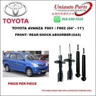 TOYOTA AVANZA F601 / F602 (04' - 11') FRONT / REAR SHOCK ABSORBER (PIECE)