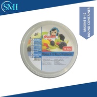 MAXINE R-12 PP ROUND CONTAINER WITH LID 10PCS