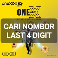 (Free Delivery)ONEXOX 5G Cari last 4 digit Sim Card Prepaid dan Postpaid Simkad Unlimited Call Hotsp