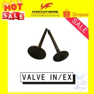 VALVE INTAKE VALVE EXHAUST ICON GSX SMASH 110 SYM JET POWER 125 KRISS110 BAR STD MOTOR SUZUKI HONDA 